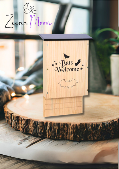 Wooden Bat House