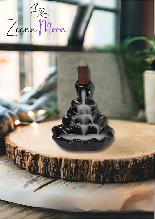 4-Tier Ripple Backflow Incense Burner