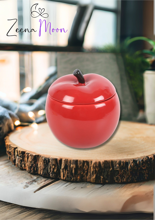 Red Apple Ceramic Oil Burner