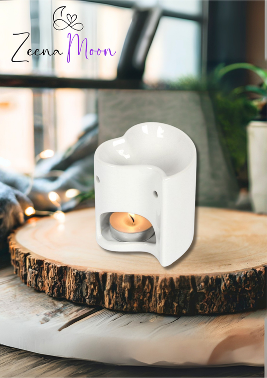 White Heart Oil Burner