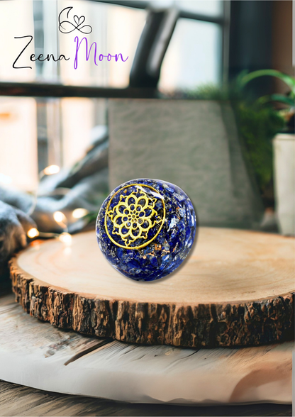 Orgonite Desk Power Packs - Lapis Dome