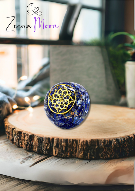 Orgonite Desk Power Packs - Lapis Dome