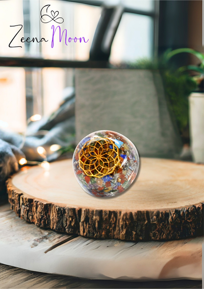 Orgonite Desk Power Packs - Multi Stone Dome