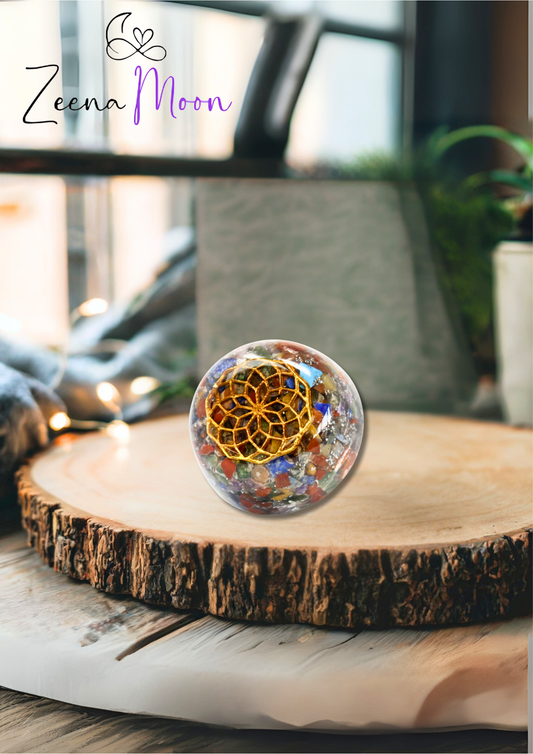 Orgonite Desk Power Packs - Multi Stone Dome