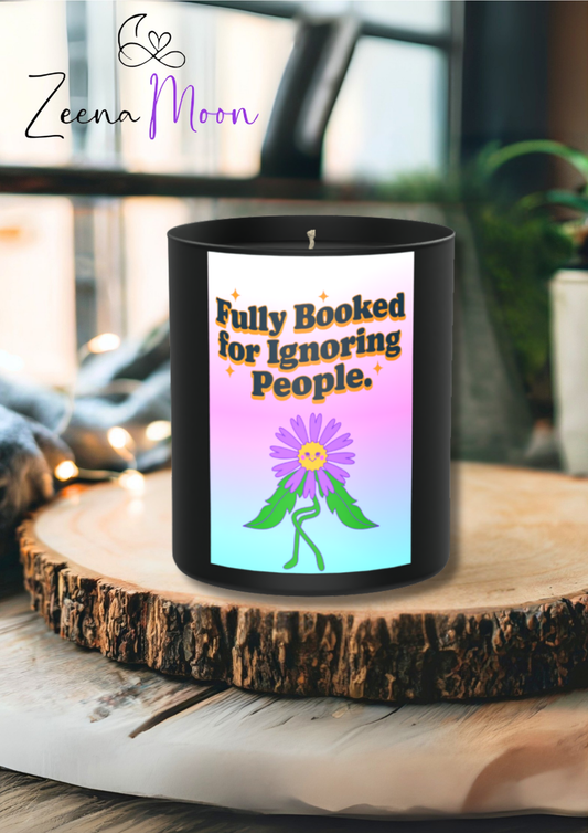 Fully booked for ignoring people 200g Black Candle ‘Dark Noir’