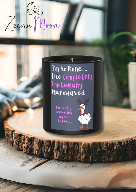 Currently defrosting my will to live… 200g Black Candle ‘Dark Noir’