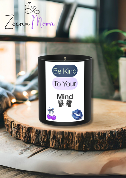 Be kind to your mind 200g Black Candle ‘Dark Noir’