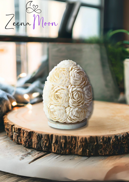 Boho Sea Shell Lamp - Rose Oval - 15cm