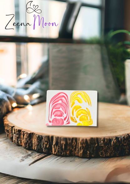 Handcrafted Soap Slice  100g  - Orchid