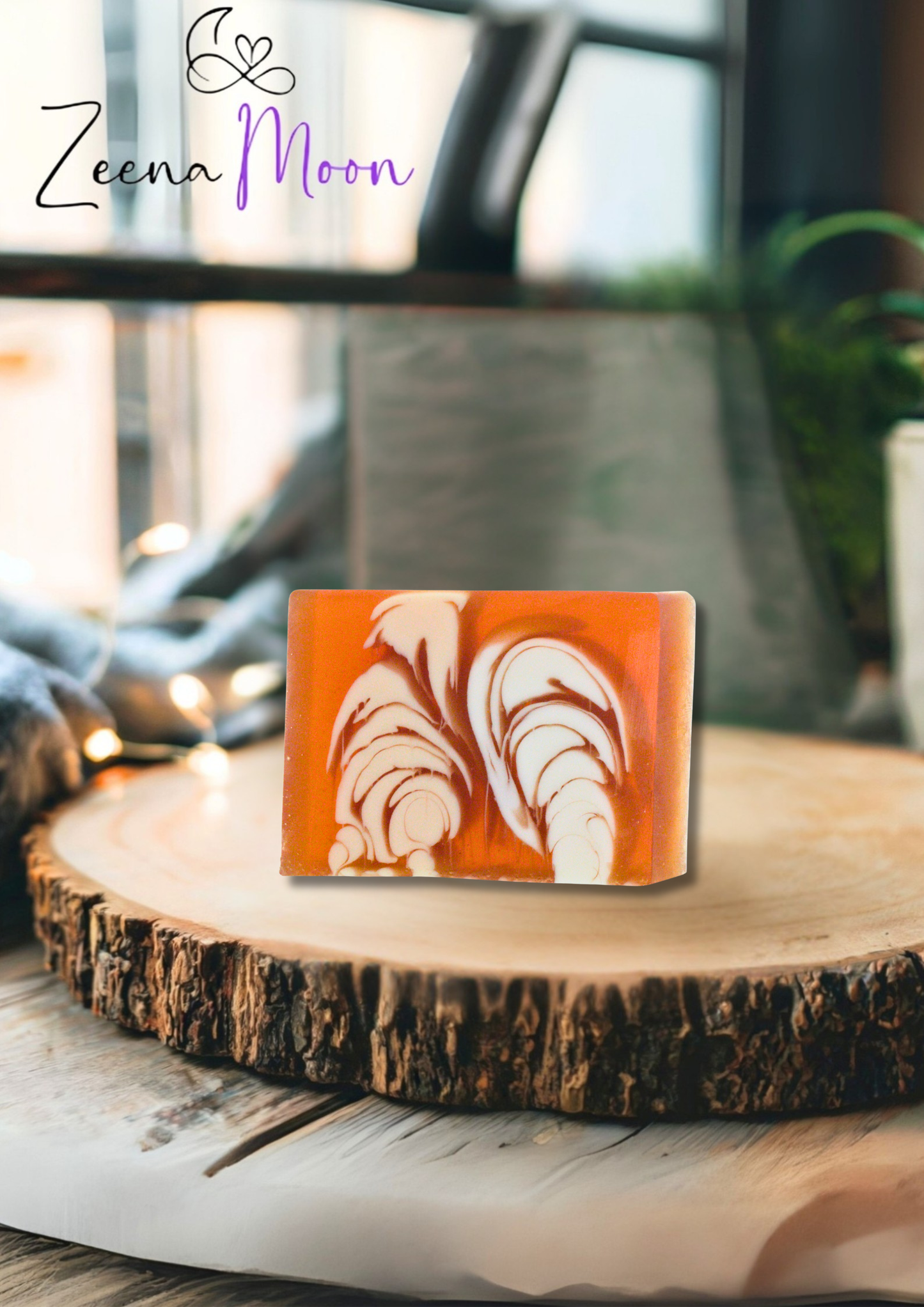 Handcrafted Soap Slice  100g  - Almond