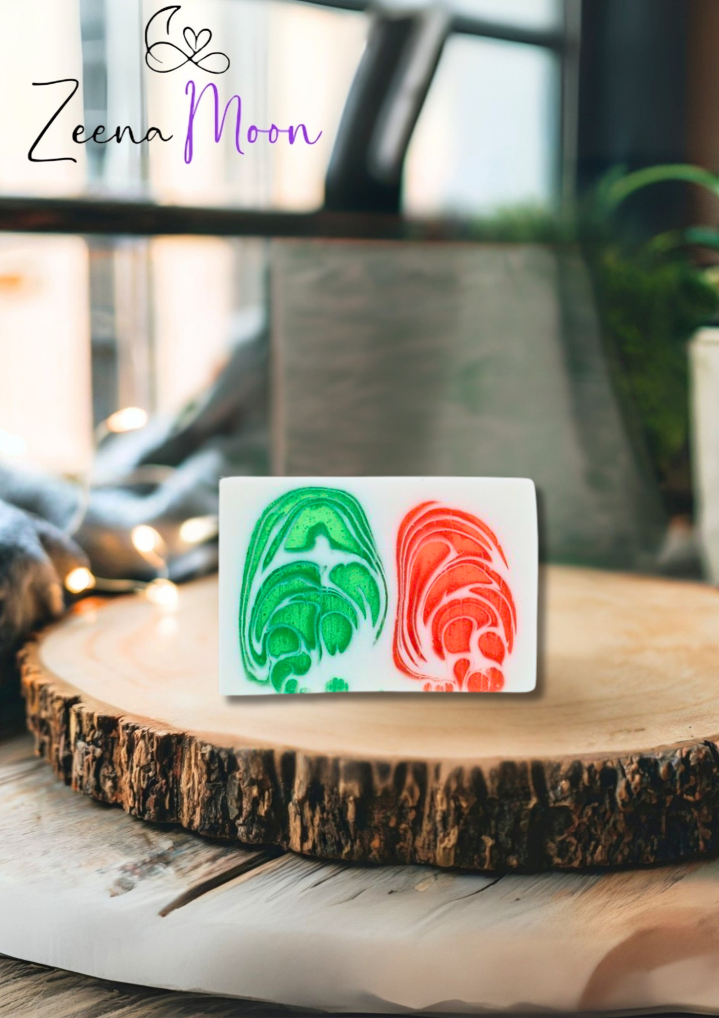 Handcrafted Soap Slice  100g  - Grape