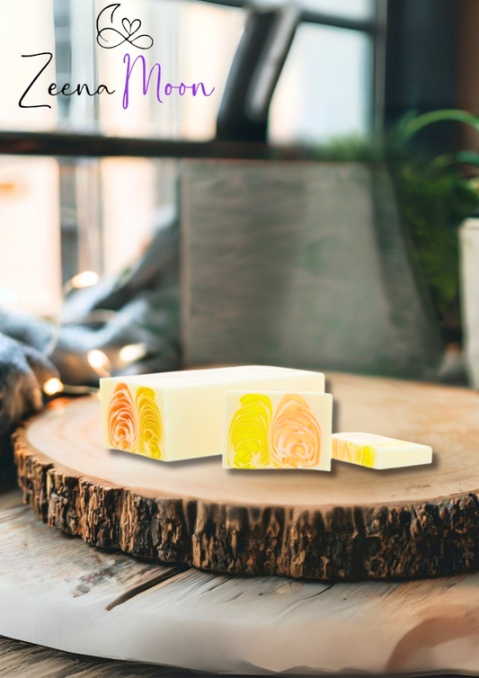 Handcrafted  Soap Loaf  1.2kg  - Orange & Ginger