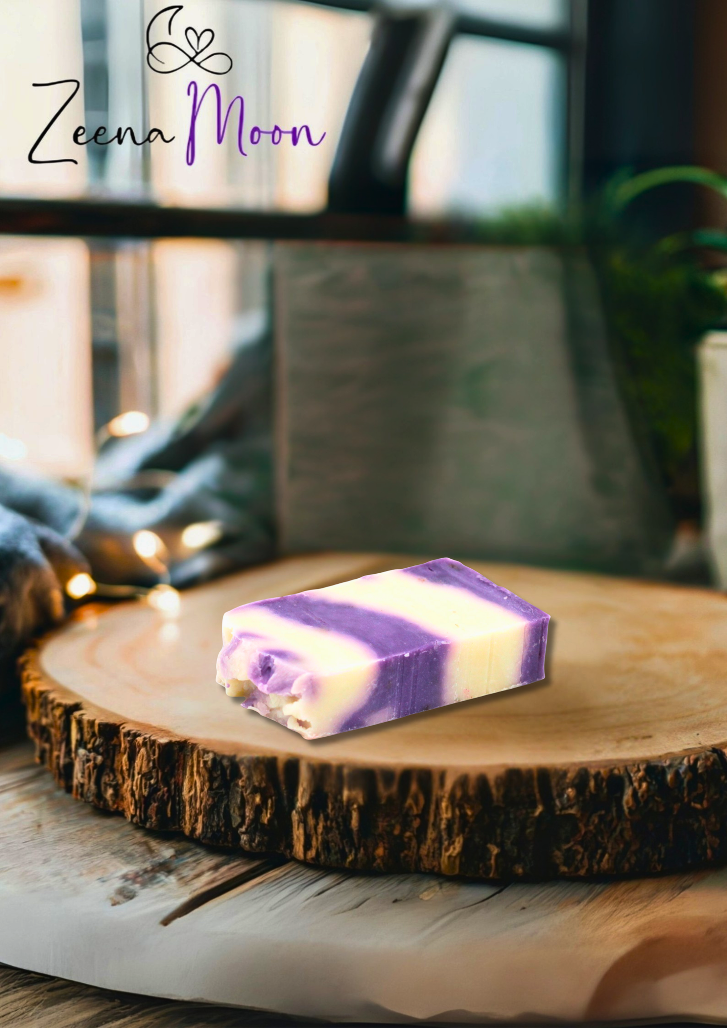 Lavender - Olive Oil Soap - SLICE approx 100g