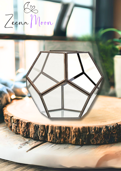 Glass Terrarium - Large Octagon