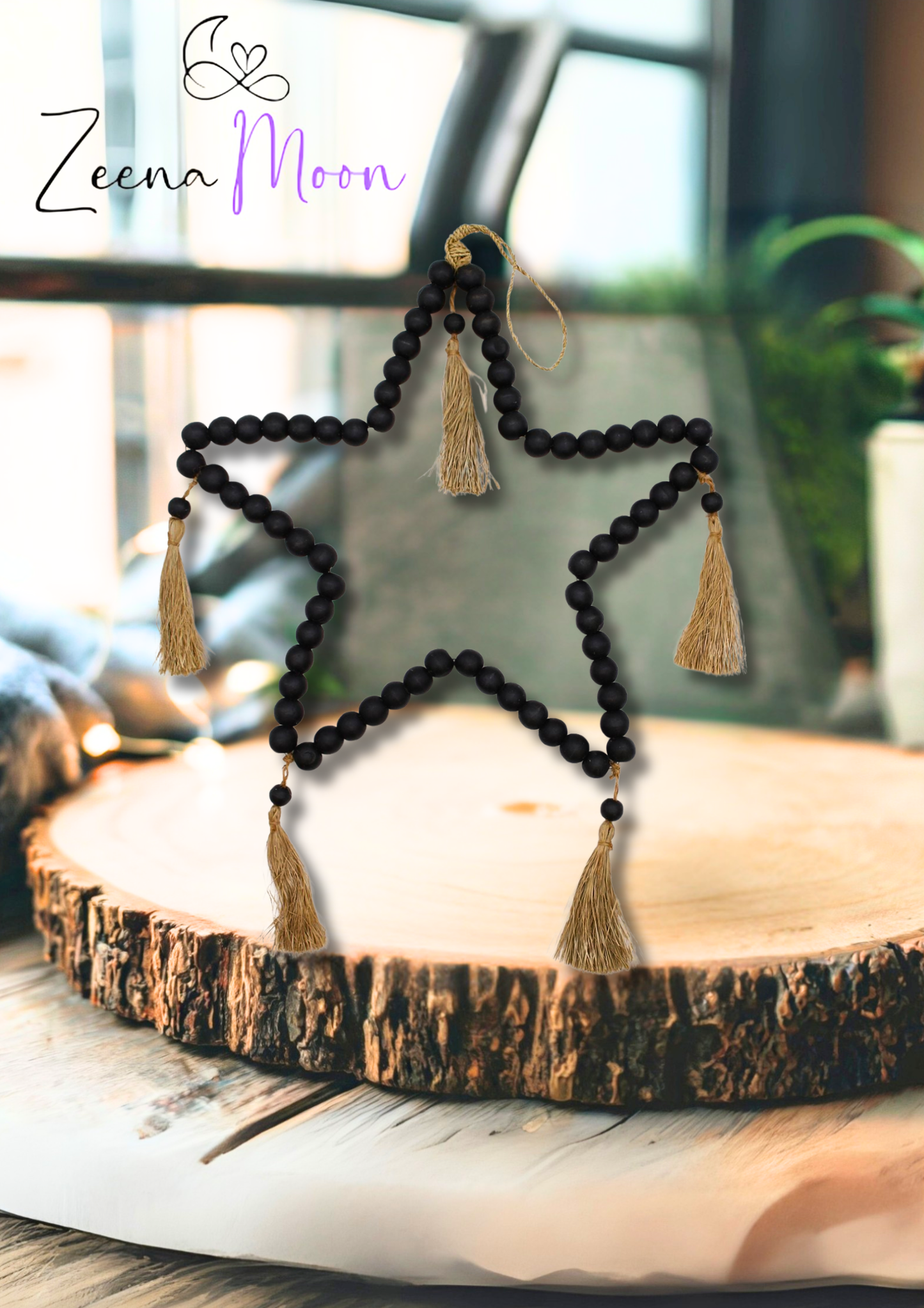Large Bead Star Mobil 58x38cm