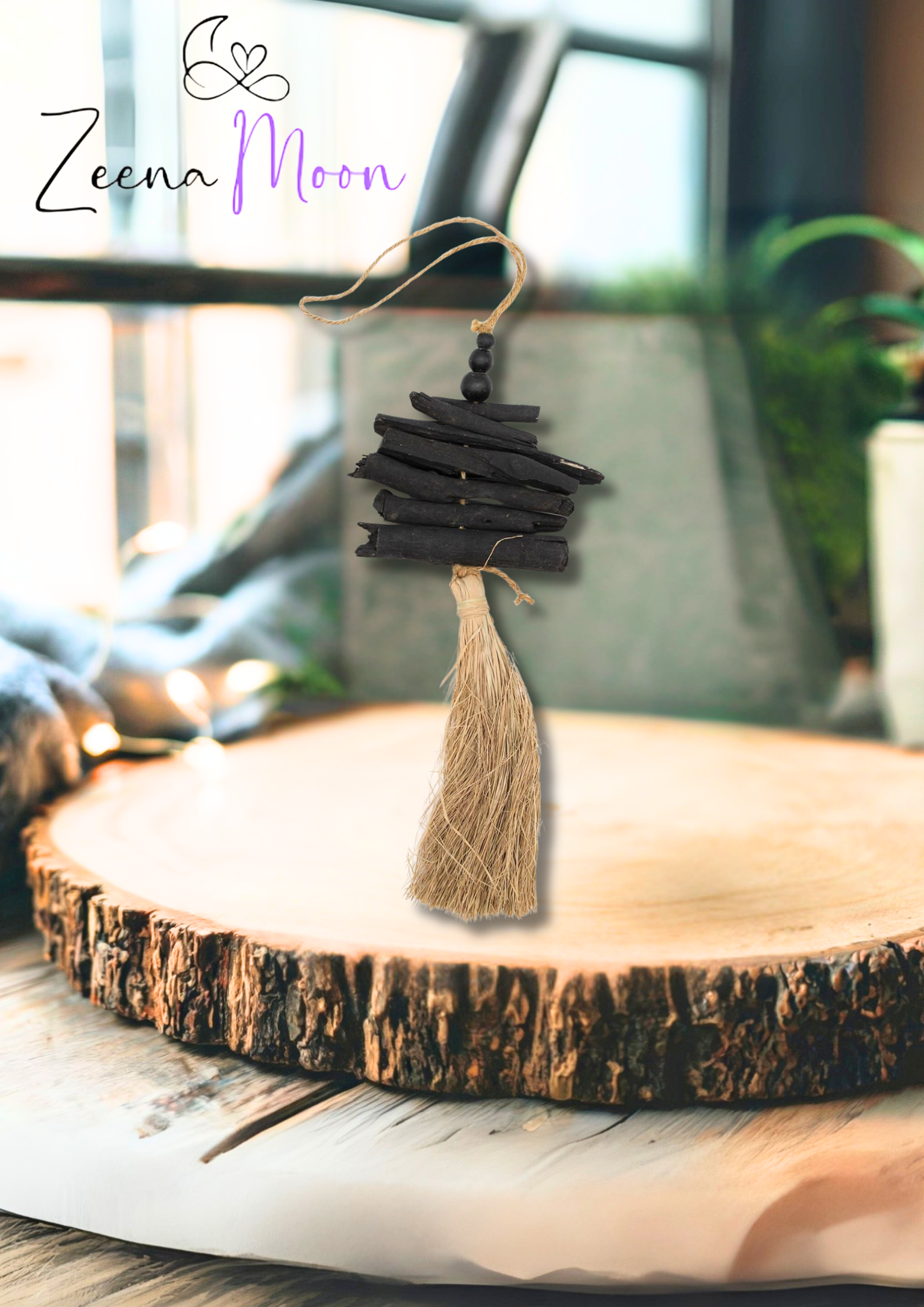 Hanging  Driftwood Tassel 42cm