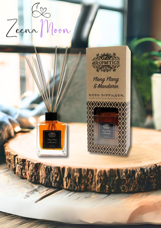 200ml Ylang Ylang & Mandarin Essential Oil Reed Diffuser