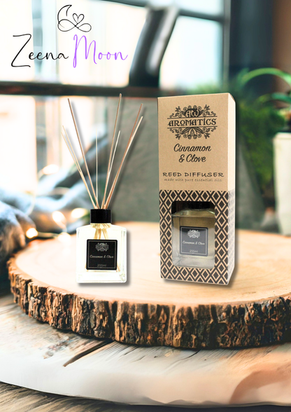200ml Cinnamon & Clove Essential Oil Reed Diffuser