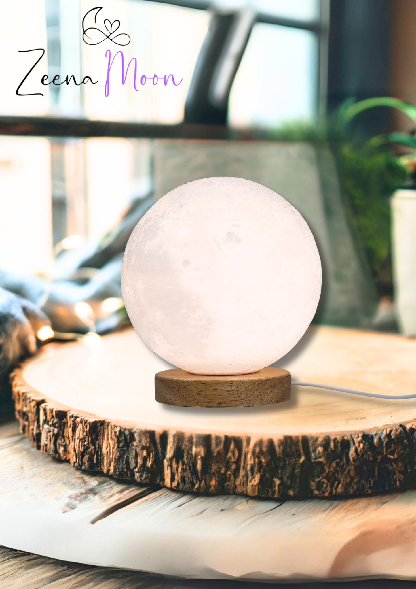 New Wave Lamp - USB - 3 settings - Moon