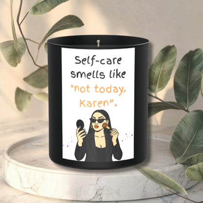 Not Today Karen 200g Black Candle ‘Dark Noir’