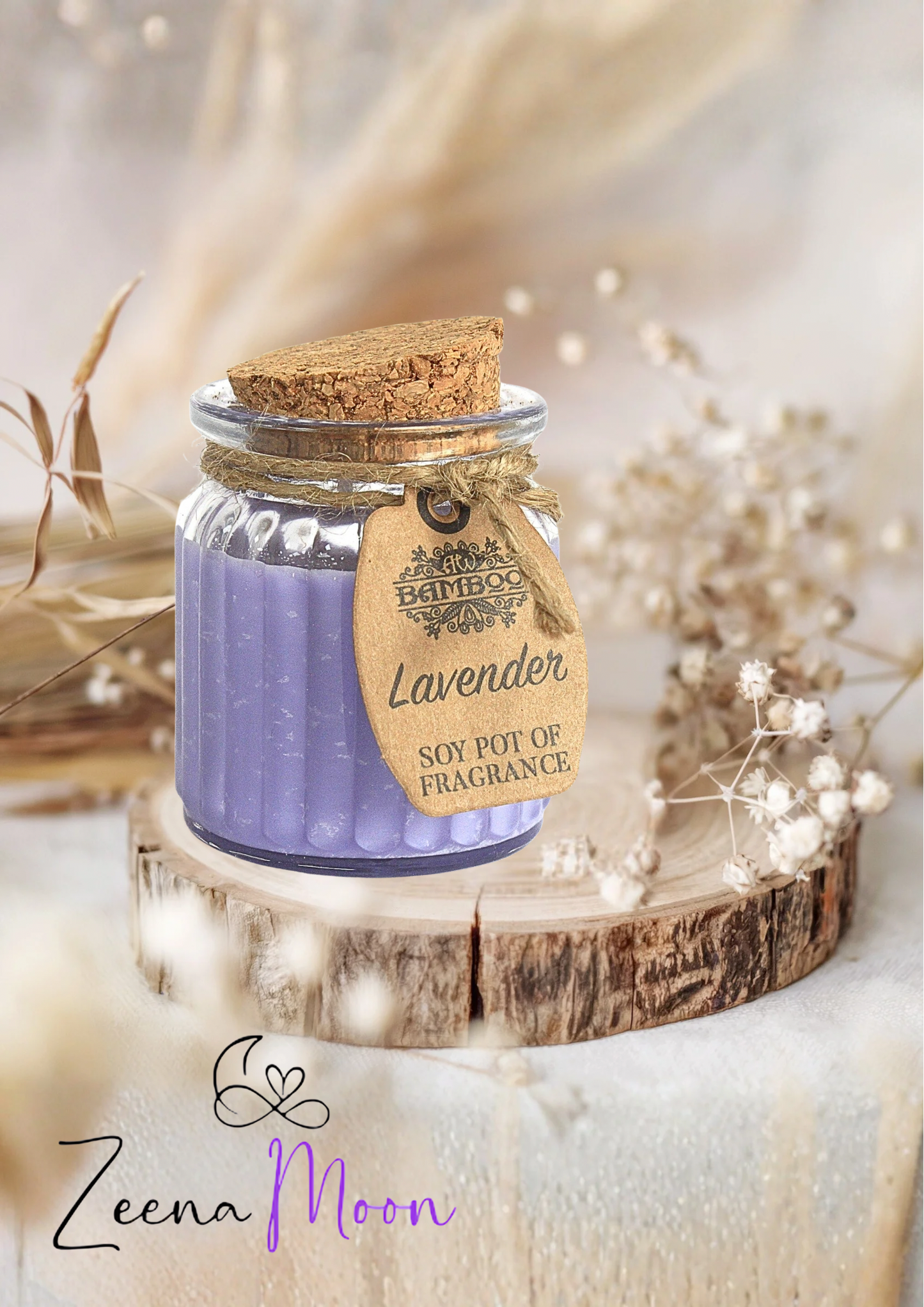 Lavender Soy Pot of Fragrance Candles