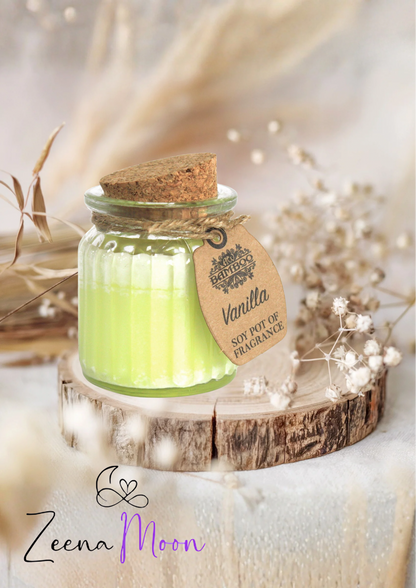 Vanilla Soy Pot of Fragrance Candles