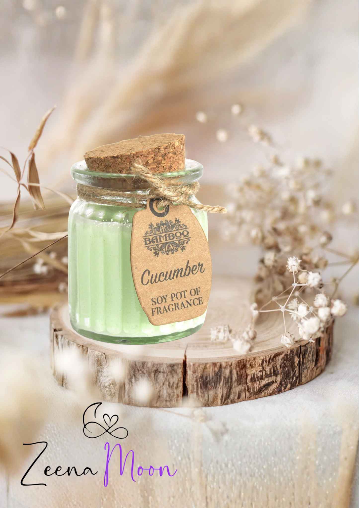Cucumber Soy Pot of Fragrance Candles