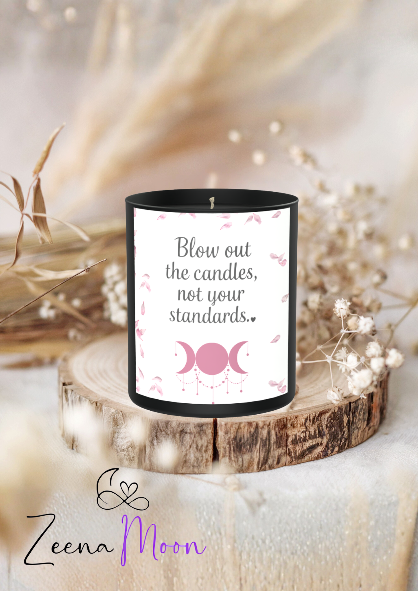 Blow Out The Candles Not Your Standards 200g Black Candle ‘Dark Noir’
