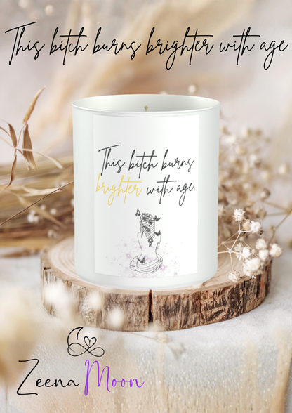 Brighter With Age Sassy 200g White candle ‘Sandy Bay'