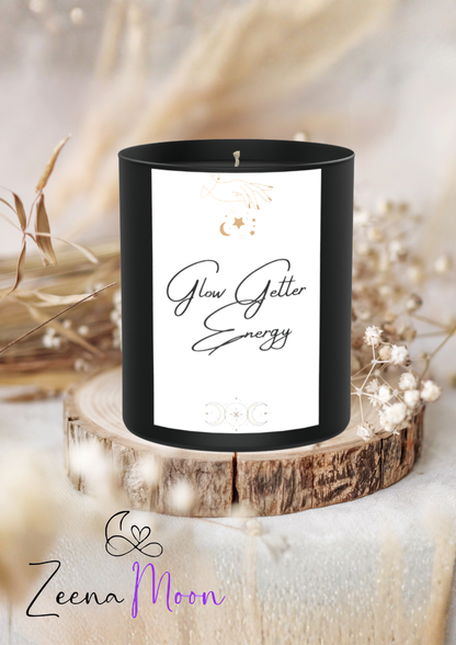 Glow Getter Energy 200g Black Candle ‘Dark Noir’
