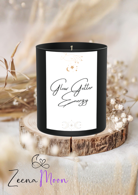 Glow Getter Energy 200g Black Candle ‘Dark Noir’