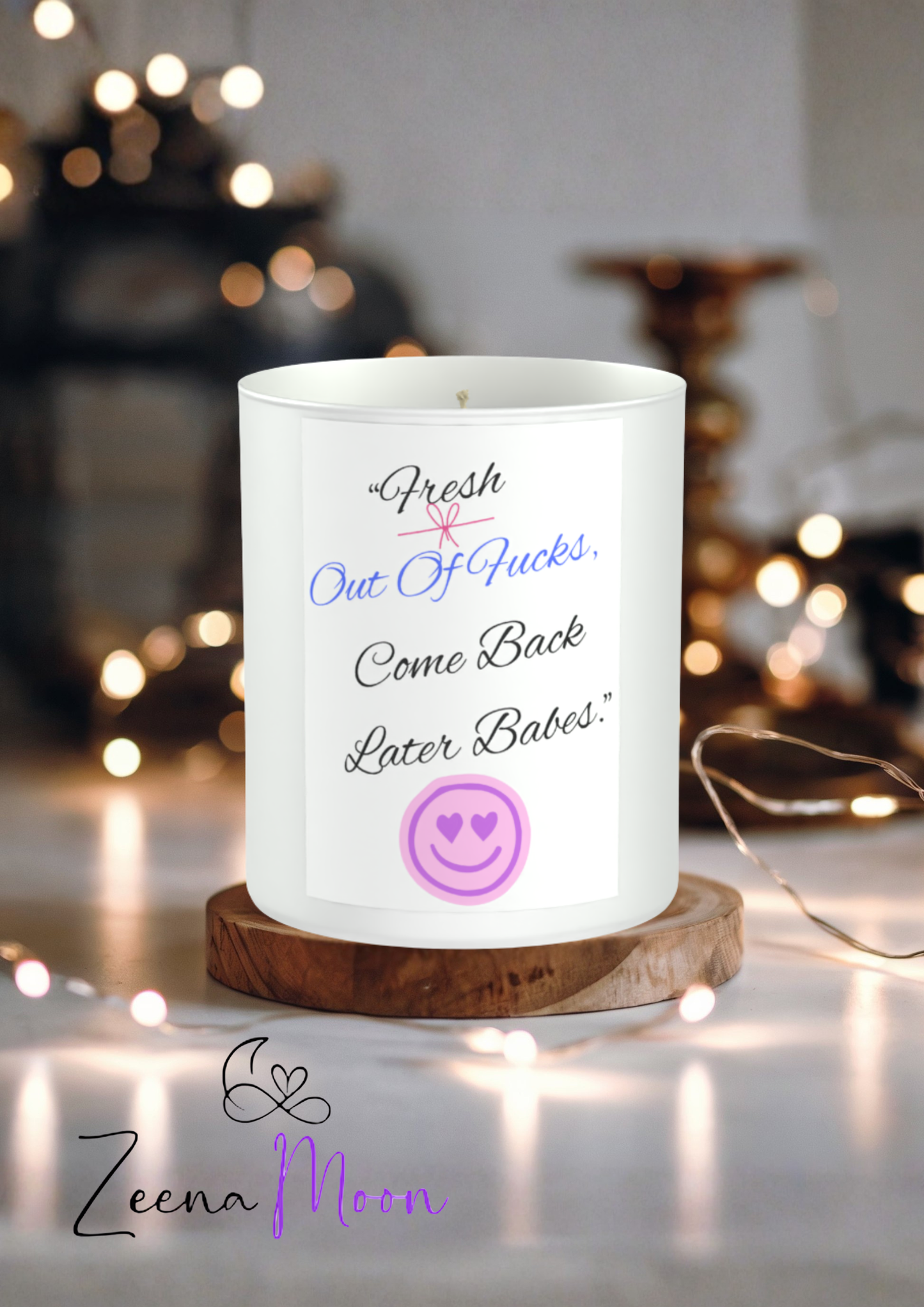 Fresh outta... 200g White candle ‘Sandy Bay'