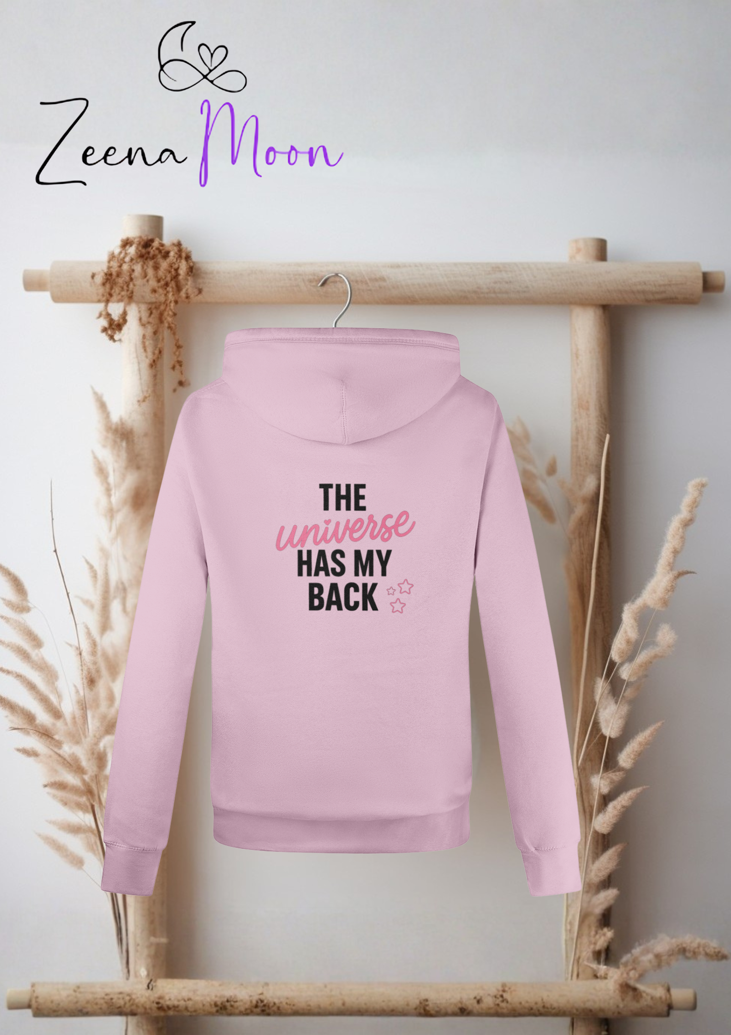 The Universe Has My Back Hoodie – Spiritual Comfort Meets Empowered Style