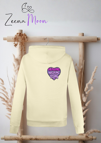 Healing, Masking, Rising Hoodie Cross Neck Hoodie