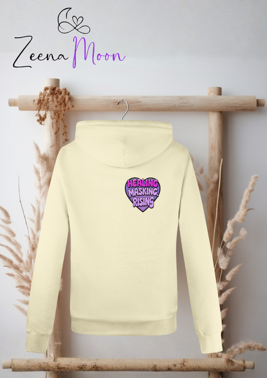 Healing, Masking, Rising Hoodie Cross Neck Hoodie