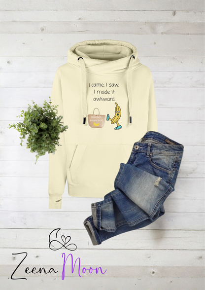 Important Banana Stuff Cross Neck Hoodie