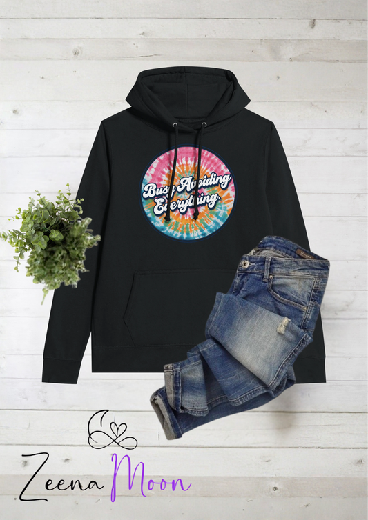 Busy Avoiding Everything Premium Womens Pullover Hoodie Black