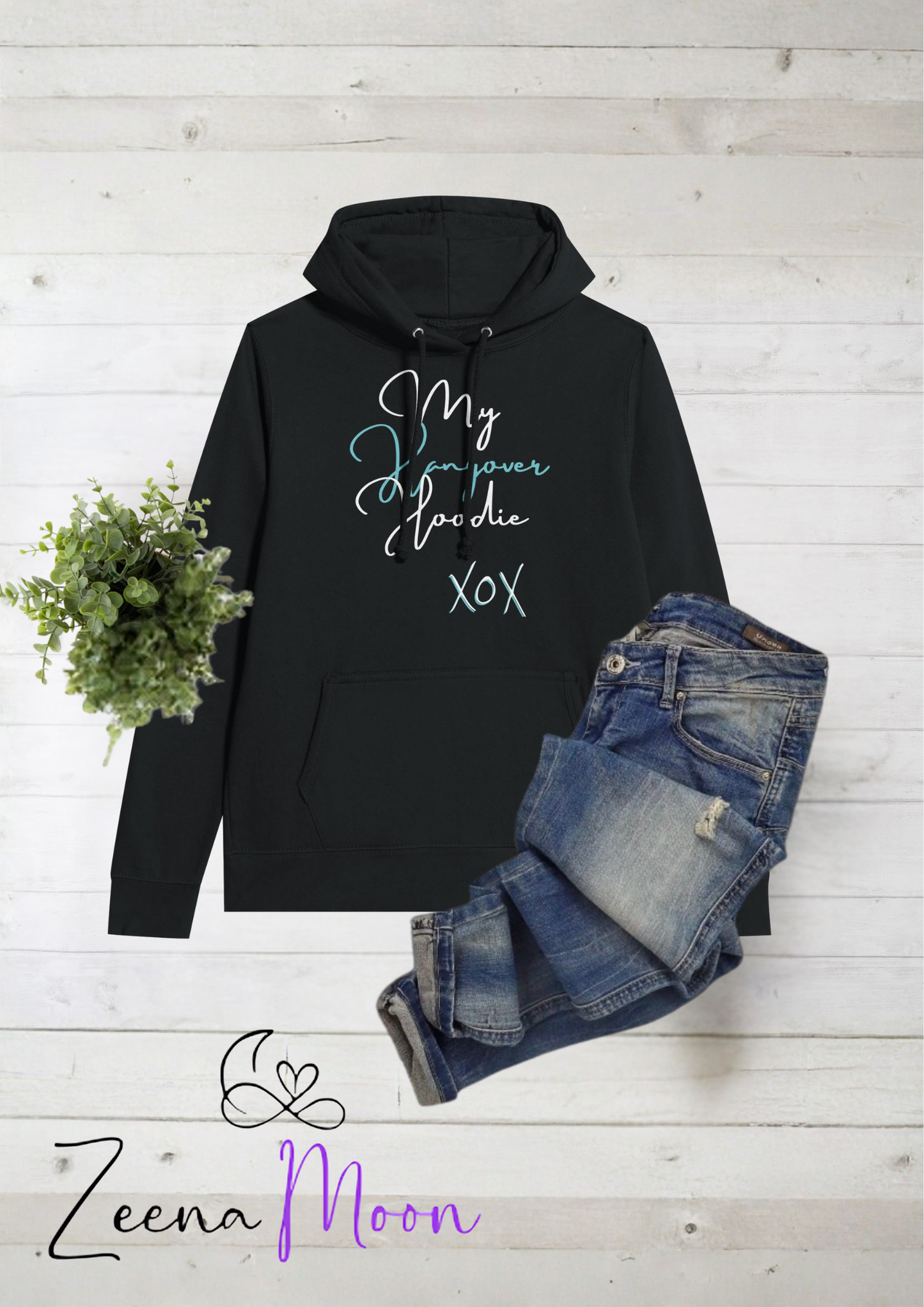 My Hangover Hoodie Premium Womens Pullover Hoodie Black