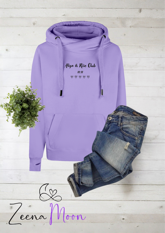 Cross Neck Hoodie Align & Rise Club 1111