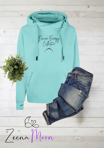 Cross Neck Hoodie Divine Energy Collective
