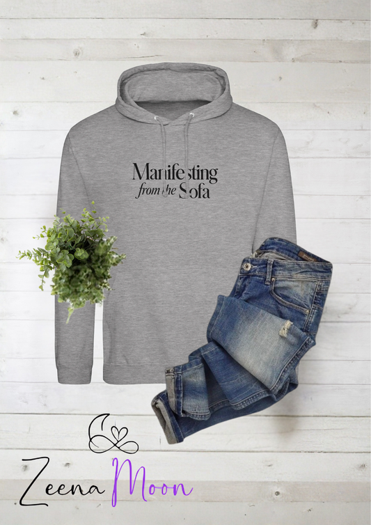Manifesting from the Sofa Premium Unisex Pullover Hoodie