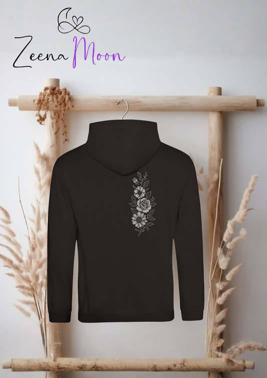 Bloomed in Black Premium Unisex Pullover Hoodie