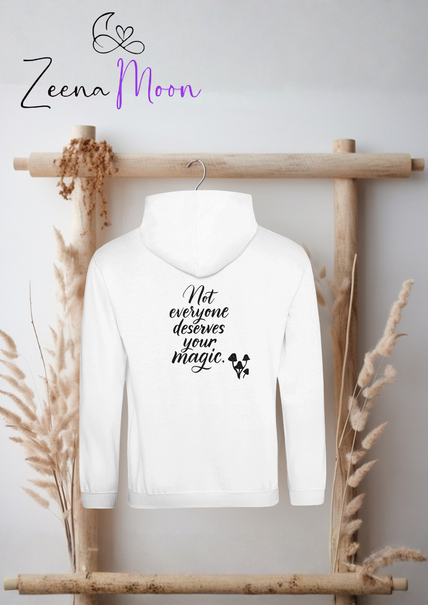 Not everyone deserves your magic. Premium Unisex Pullover Hoodie |   Arctic White