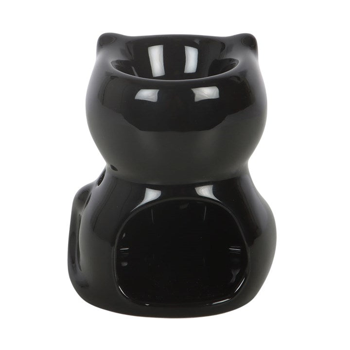 Black Cat Magick Oil Burner – Witchy & Gothic Home Décor