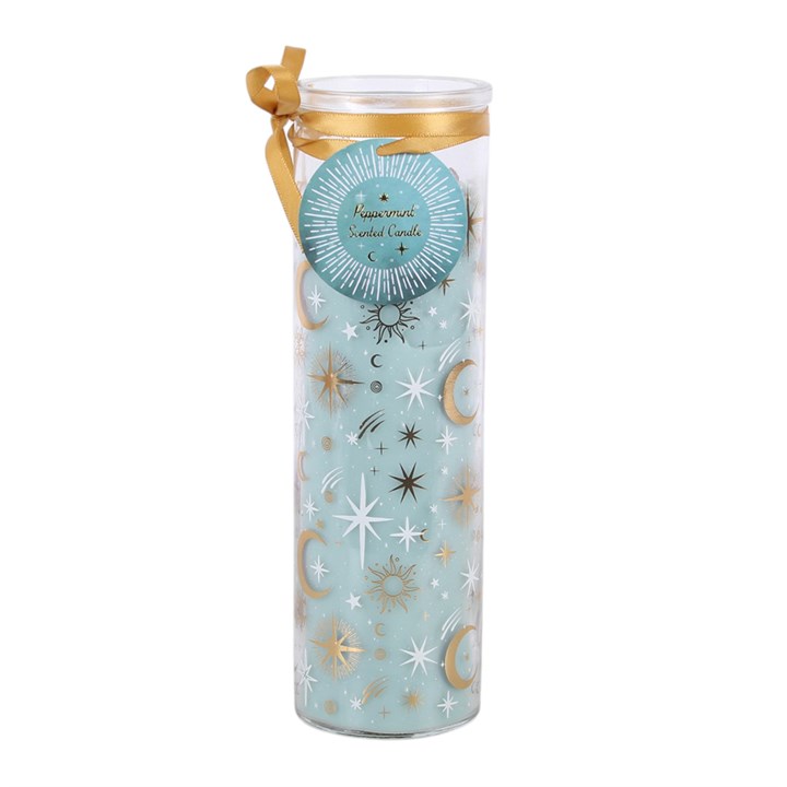 Blue Pastel Skies Celestial Candle – Peppermint Scented
