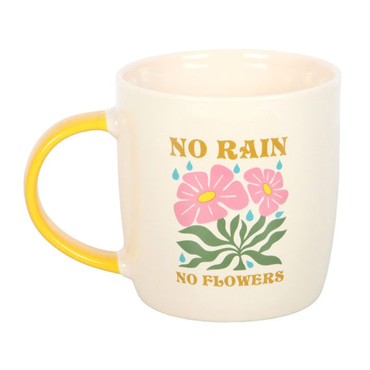 No Rain, No Flowers Mug | Positive Gift UK
