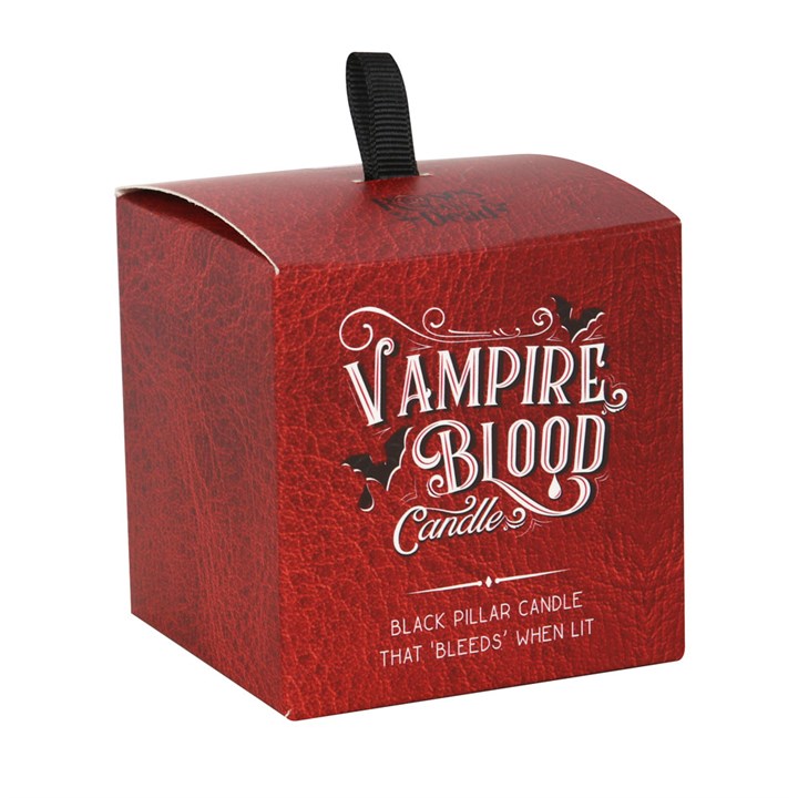 Small Vampire Blood Wax Pillar Unscented Candle