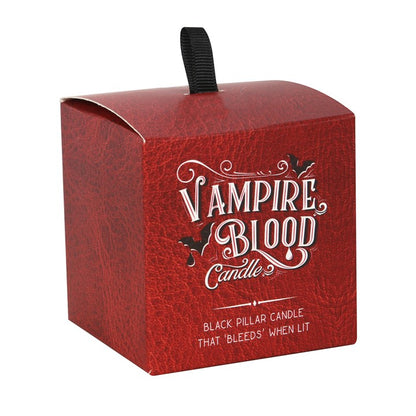 Small Vampire Blood Wax Pillar Unscented Candle
