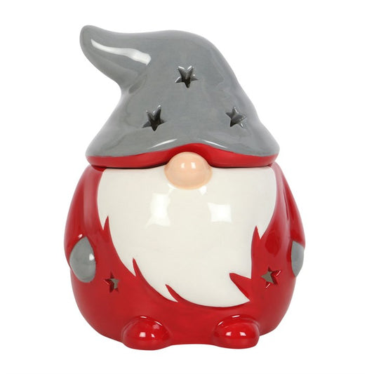 Christmas Gonk Oil Burner | Red & Grey Gnome Décor
