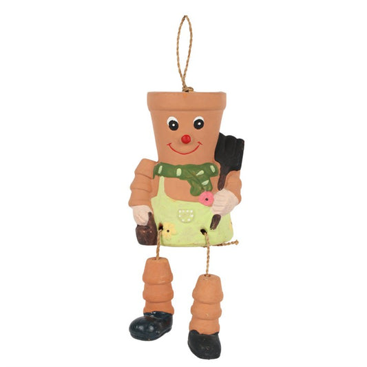 Terracotta Pot Man Planter | Quirky Garden Gift UK